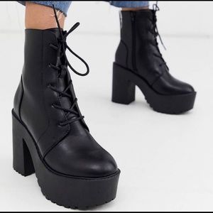 UNIF CHOKE BOOT DUPE | Asos Platform Lace Up Boot